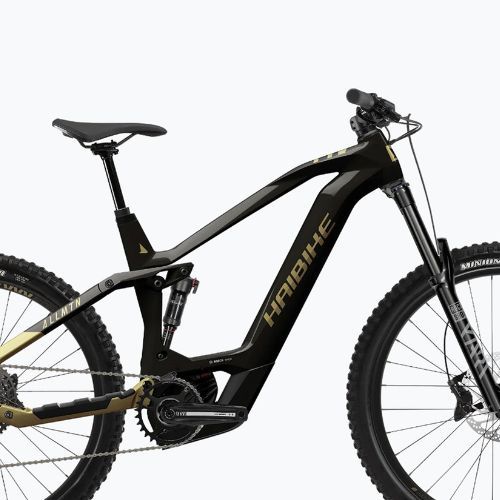 Електрически велосипед Haibike Allmnt CF 8 750 Wh black/gold gloss