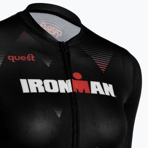 Дамска колоездачна тениска Quest Race Line France Iron Man black