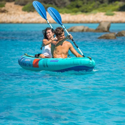 Надуваем каяк за 2-ма души Aquatone Blast 12'0“