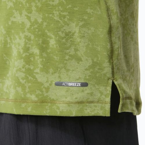 Мъжка тениска за бягане ASICS Metarun Pattern 1/2 ZIP cactus