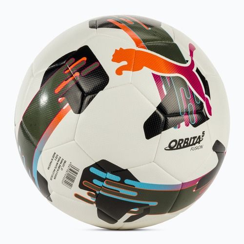 Футболна топка Puma Orbita 5 Fusion puma white/multicolor размер 5