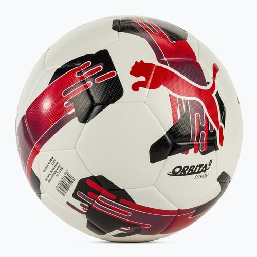 Футболна топка Puma Orbita 5 Fusion puma white/puma red размер 5