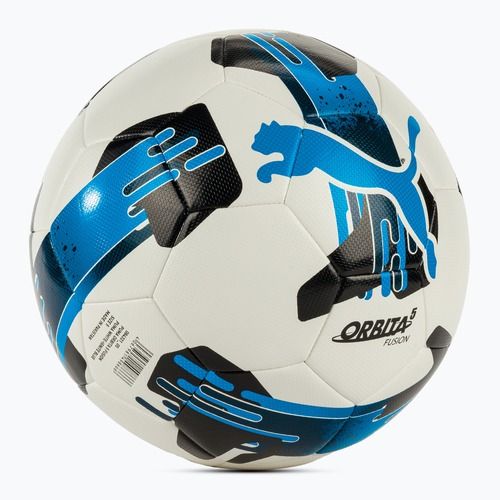 Футболна топка Puma Orbita 5 Fusion puma white/ignite blue размер 5