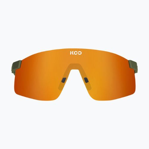 Слънчеви очила Koo Nova olive green matt/orange mirror