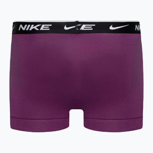 Мъжки боксерки Nike Everyday Cotton Stretch Trunk 3 чифта green/violet/blue
