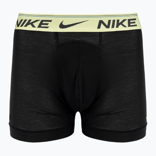 Мъжки боксерки Nike Dri-FIT Ultra Comfort Brief 3 чифта black/yellow/fuxia