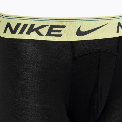 Мъжки боксерки Nike Dri-FIT Ultra Comfort Brief 3 чифта black/yellow/fuxia