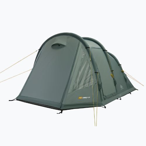 Надуваема палатка за къмпинг за 4 души KADVA AIRcamp 4.4 зелена
