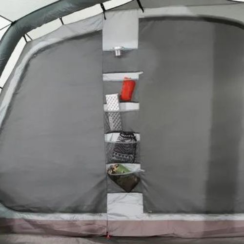 Надуваема палатка за къмпинг за 6 души KADVA AIRcamp 6.24 зелена