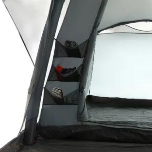 Надуваема палатка за къмпинг за 8 души KADVA AIRcamp 8.44 зелена
