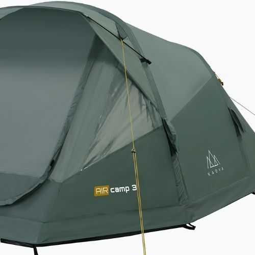 Надуваема палатка за къмпинг за 3 души KADVA AIRcamp 3 зелена