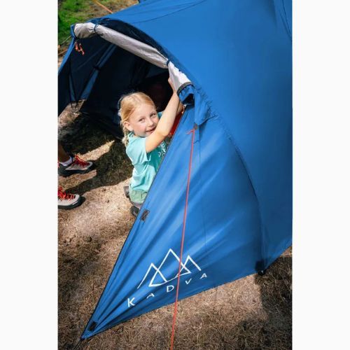 3-местна къмпинг палатка KADVA CAMPdome 3 синя