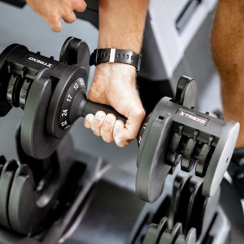 Регулируем дъмбел XTREXO TXO-B4W005 32 кг черен