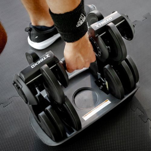 Регулируем дъмбел на XTREXO TXO-B4W003 18 кг черен