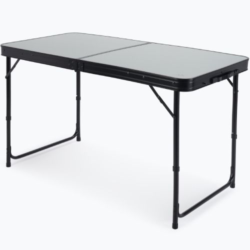 Сгъваема туристическа маса + столове KADVA CAMPtable комплект за 4-6 души сив
