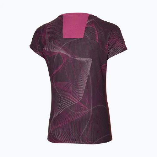 Дамска тениска за бягане Mizuno Aero Tee gape wine