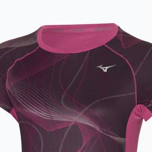 Дамска тениска за бягане Mizuno Aero Tee gape wine