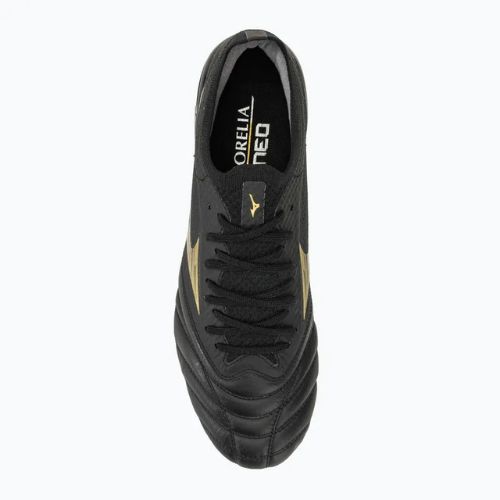 Мъжки футболни обувки Mizuno Morelia Neo IV Beta SG black/gold/black