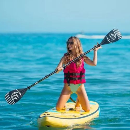 Дъска SUP AQUASTIC Touring 12'6" жълт