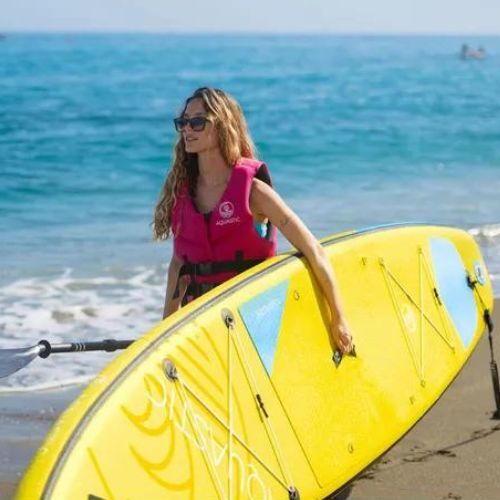 Дъска SUP AQUASTIC Touring 12'6" жълт