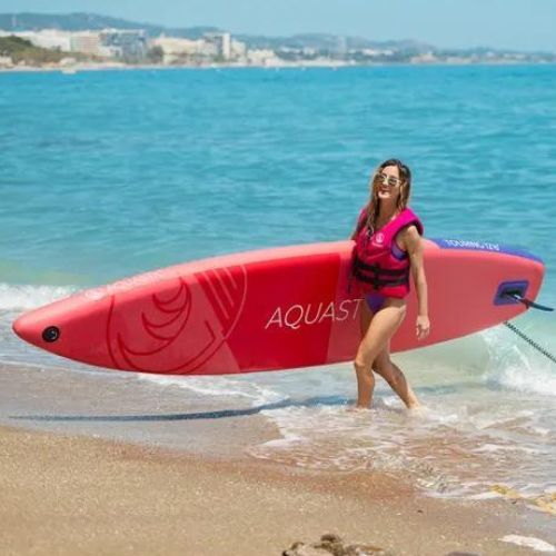 Дъска SUP AQUASTIC Touring 12'6" 2024 червен