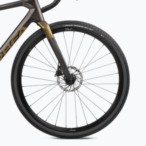 Гравел велосипед Orbea Terra M41e Team 1X 2024 cosmic carbon view/metallic olive green