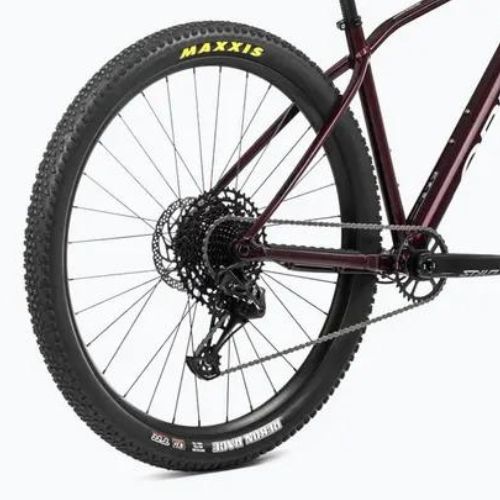 Планински велосипед Orbea Alma H30 2024 metallic dark red/chic white