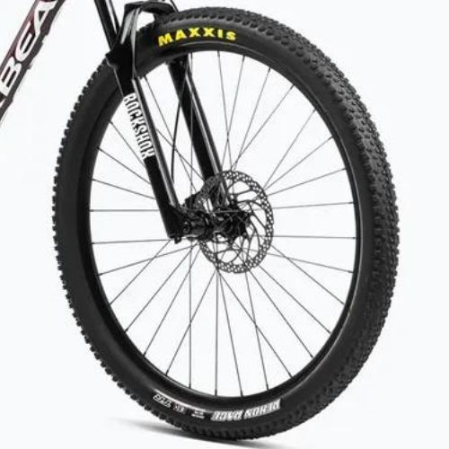 Планински велосипед Orbea Alma H30 2024 metallic dark red/chic white