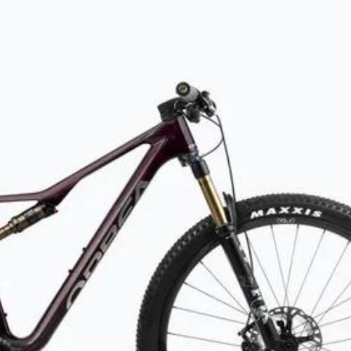 Планински велосипед Orbea Oiz M-Pro 2024 wine red carbon view/titan