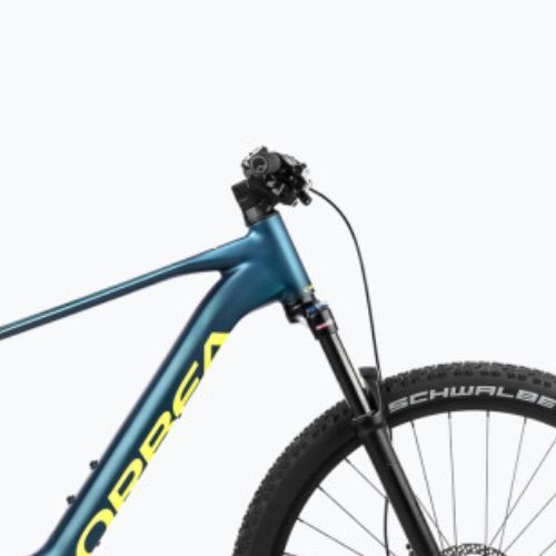 Електрически велосипед Orbea Urrun 40 2024 borealis blue/luminous yellow