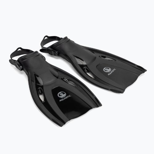 Комплект за гмуркане AQUASTIC Cove маска + шнорхел + плавници black