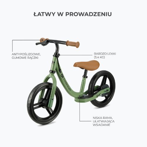 Велосипед без педали Kinderkraft Space green