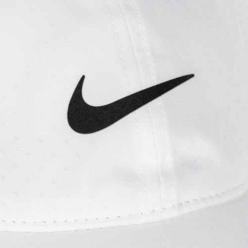 Бейзболна шапка Nike Dri-Fit Club Cap Unstructured Featherlight white/black