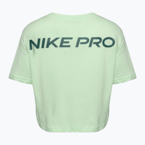 Дамска тренировъчна тениска Nike Pro Dri-Fit Cropped vapour green