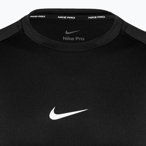 Мъжка тренировъчна тениска Nike Pro Dri-Fit Tight SS Fitness black/white