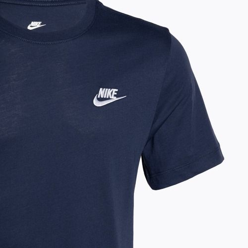 Мъжка тениска Nike Sportswear Club black midnight navy/white