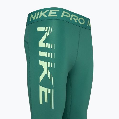 Дамски тренировъчен клин Nike Pro Dri-FIT Mid-Rise 7/8 Graphic bicoastal/vapour green/white