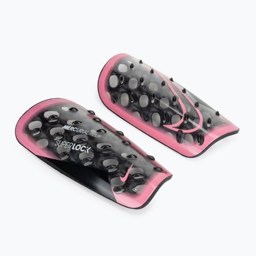 Протектори за подбедрици Nike Mercurial FlyLite SuperLock sunset pulse/black