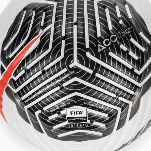 Футболна топка Nike Flight white/ black/ bright crimson размер 5