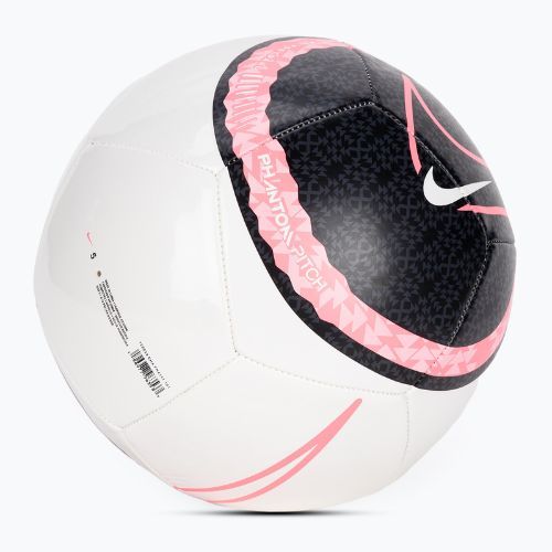 Футболна топка Nike Phantom white/black/sunset pulse размер 5