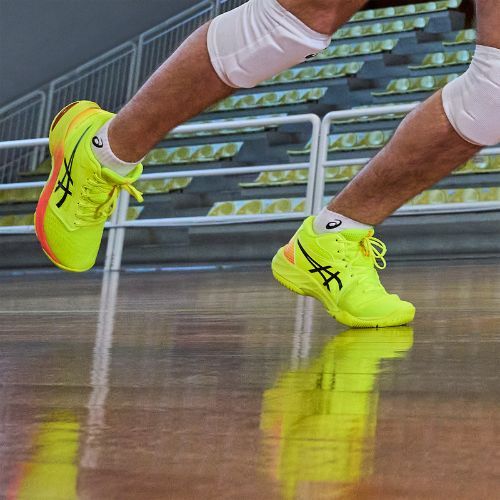 Мъжки обувки ASICS Netburner Ballistic FF 3 Paris safety yellow/black