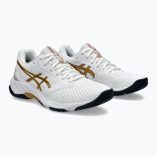 Дамски обувки ASICS Netburner Ballistic FF 3 white/pure gold