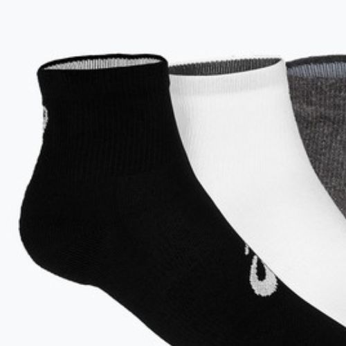 Чорапи за бягане ASICS Quarter 3 чифта black/grey/white