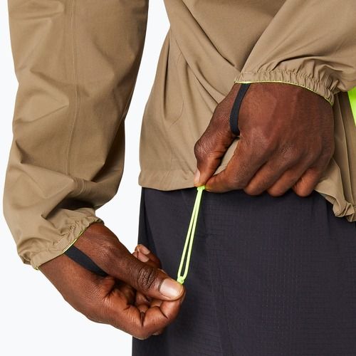 Мъжко яке за бягане ASICS Fujitrail Waterproof pepper