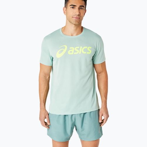 Мъжка тениска за бягане ASICS Core Top light celadon/safety yellow