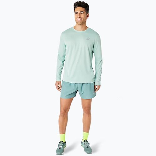 Мъжка блуза с дълъг ръкав за бягане ASICS Core Top light celadon