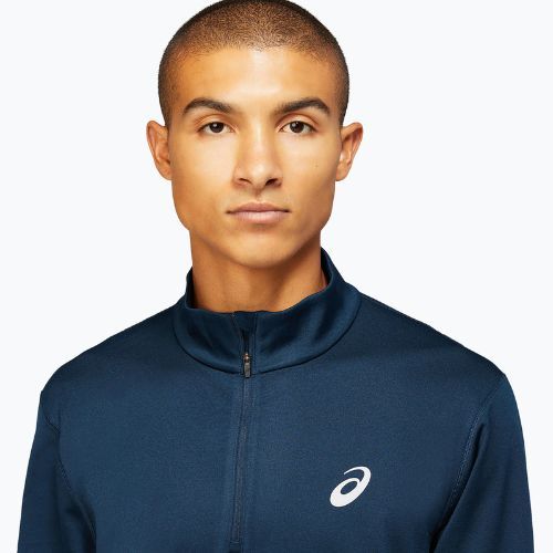 Мъжки суитшърт за бягане ASICS Core 1/2 Zip Winter Top french blue