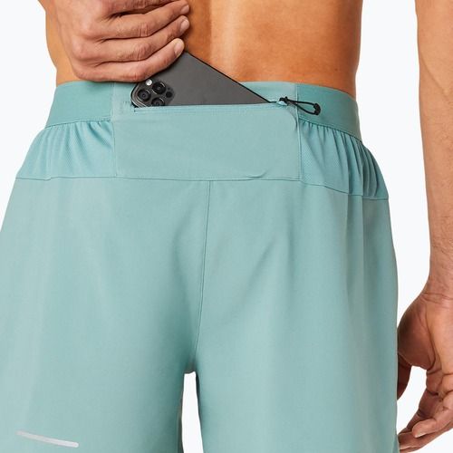 Мъжки къси панталони за бягане ASICS Road 5IN celadon