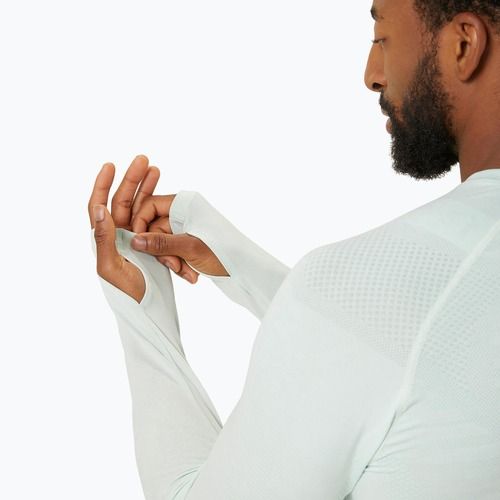 Мъжка блуза с дълъг ръкав за бягане ASICS Seamless light celadon/birch