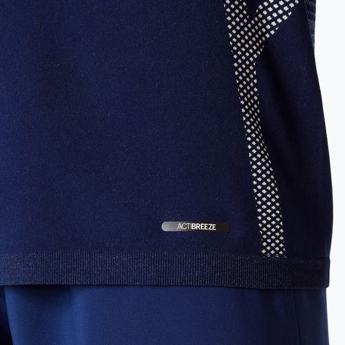 Мъжка тениска за бягане ASICS Seamless birch/blue expanse